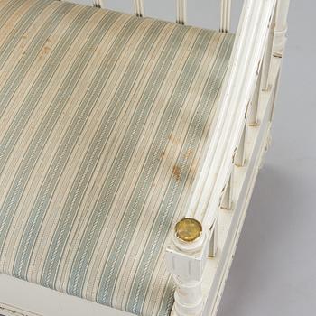 Sohva, kustavilaistyylinen, 1900-luvun alku.