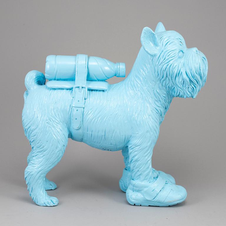 WILLIAM SWEETLOVE, "Cloned Griffon Bruxellois with pet bottle", signed and numbered 1/75.