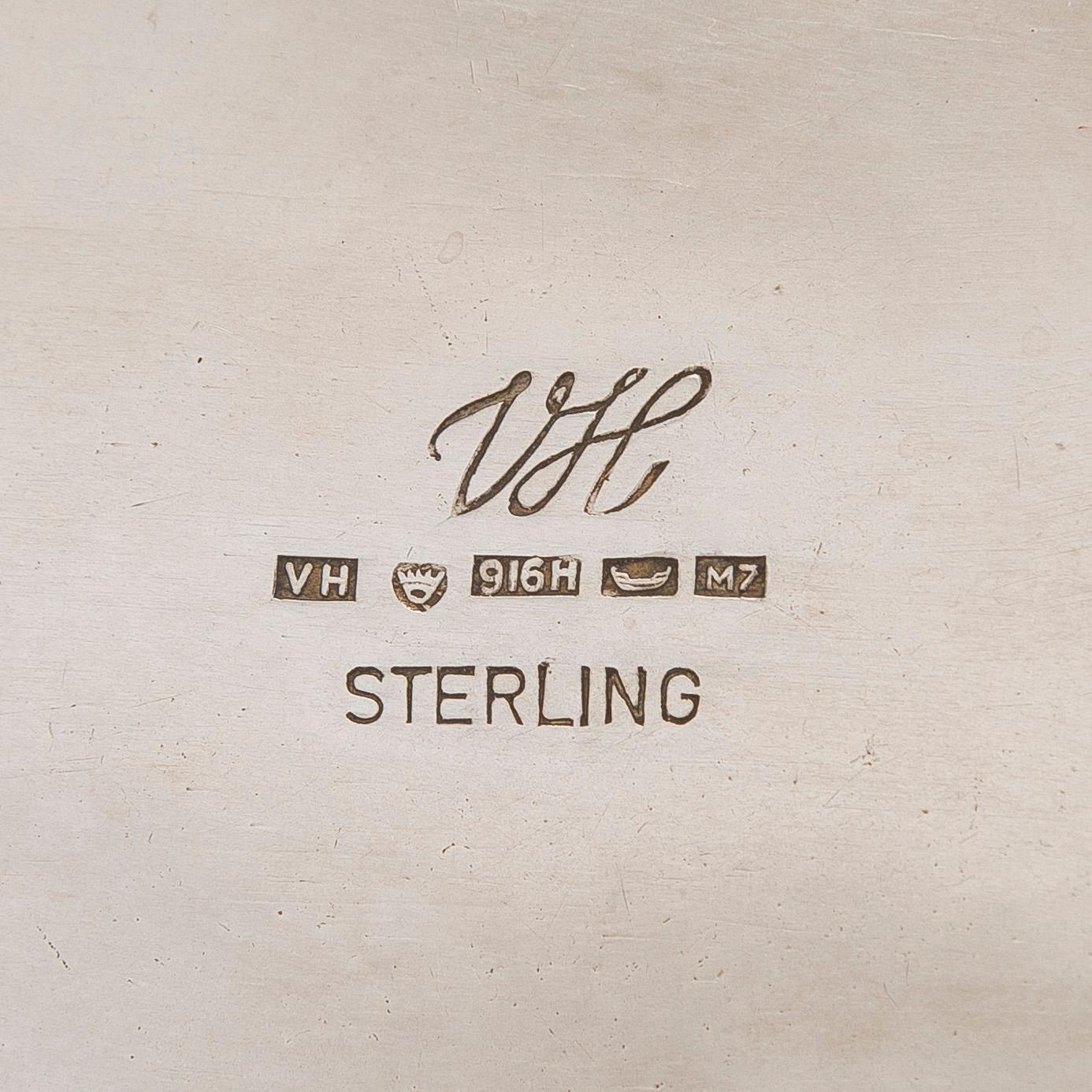 Väinö Hamara, A silver bowl, Helsinki 1965.