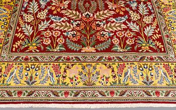 Matta Figural Tabriz, ca  300 x 198 cm.