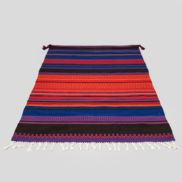 Elsa Montell-Saanio, rana / väggbonad,  "En natt i fjällen"  Finland. Ca 215 x 130 cm.