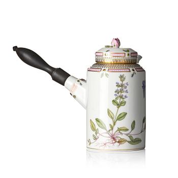 541. A Royal Copenhagen 'Flora Danica' coffee pot with cover, Denmark, 20th century.