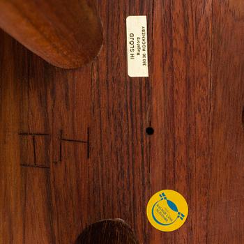 INGVAR HILDINGSSON, a jatoba stool, signed IH.