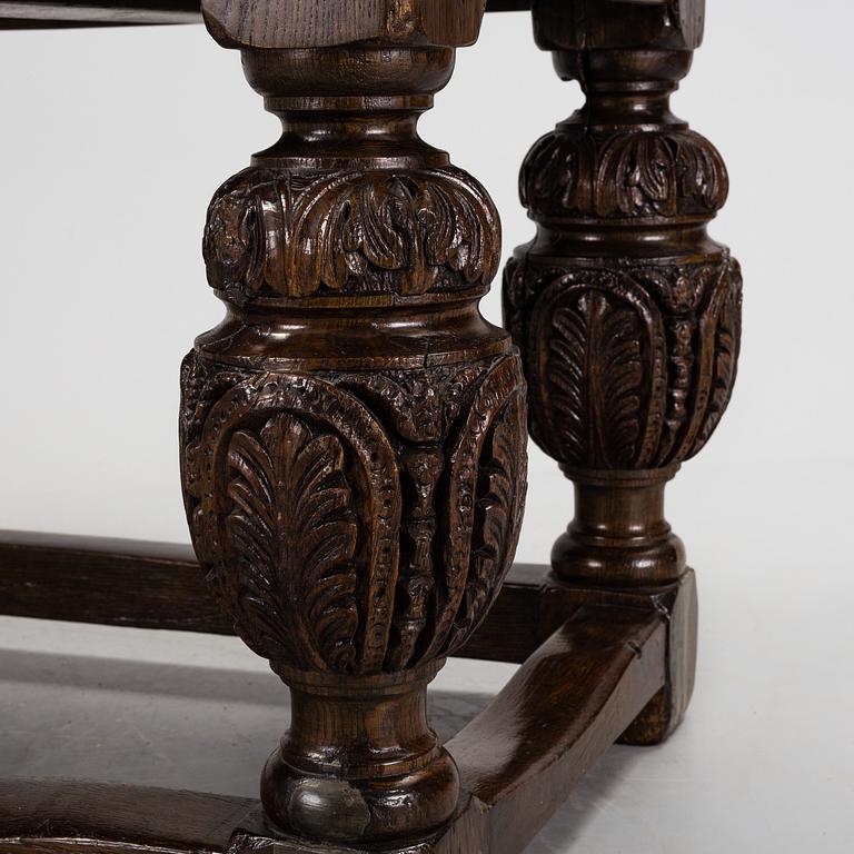 A library table, Baroque-style, 1900s.