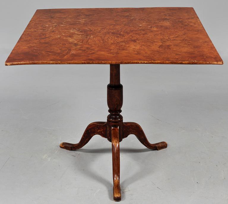 FÄLLBORD, sannolikt Mälardalen, tidigt 1800-tal.