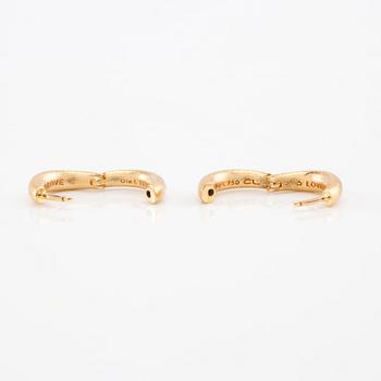 Ole Lynggaard, örhängen ett par "Love Collection" 18K guld, design Charlotte Lynggaard.