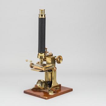 A Newton monocular microscope, mid 1800's.