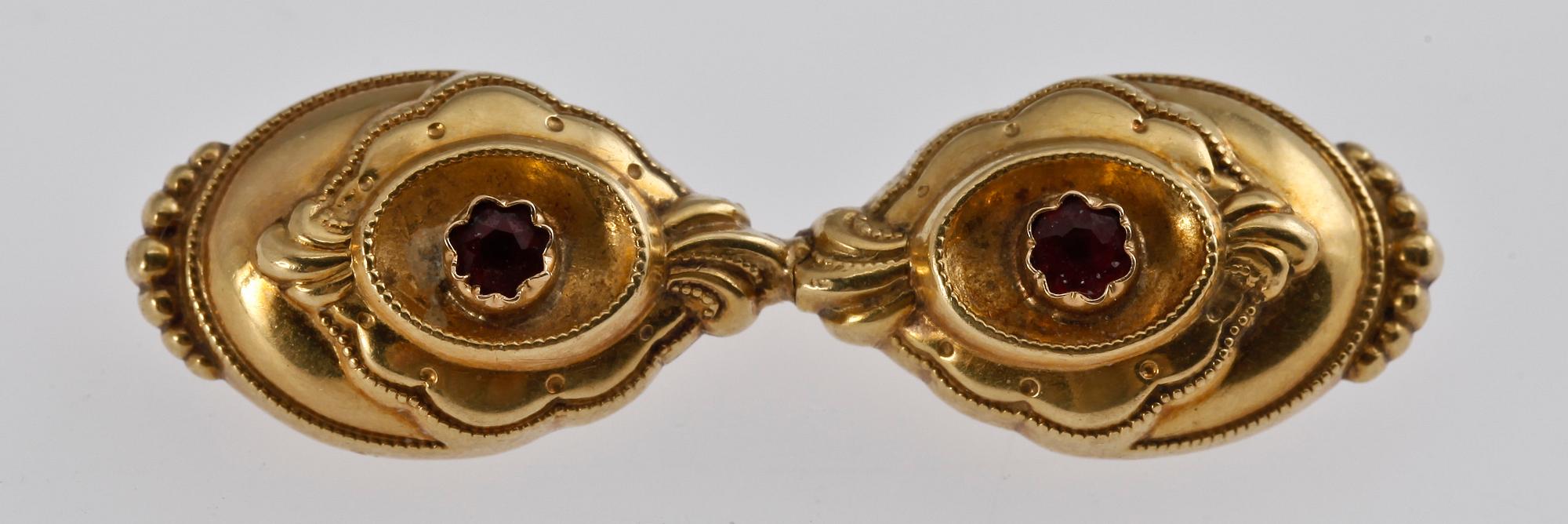 PARTI GULD, 4 delar, 18k guld, bl a Finland, sent 1800-tal - 1900-talets mitt. Tot ca 12 gr.