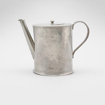 TEKANNA, tenn, Nils Abraham Santesson, Stockholm 1874.