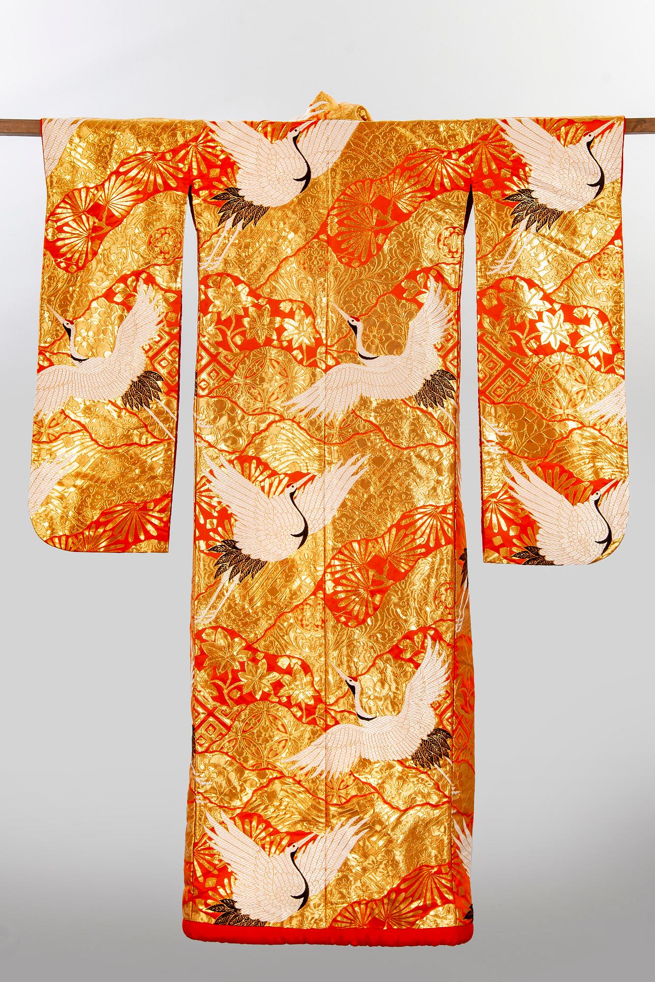 A 20th century Japanese wedding kimono.