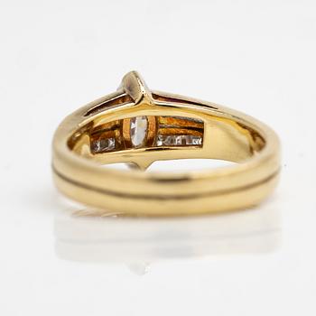 Willy Wiemann, Ring in 18K gold and diamonds, Merano, Italy.