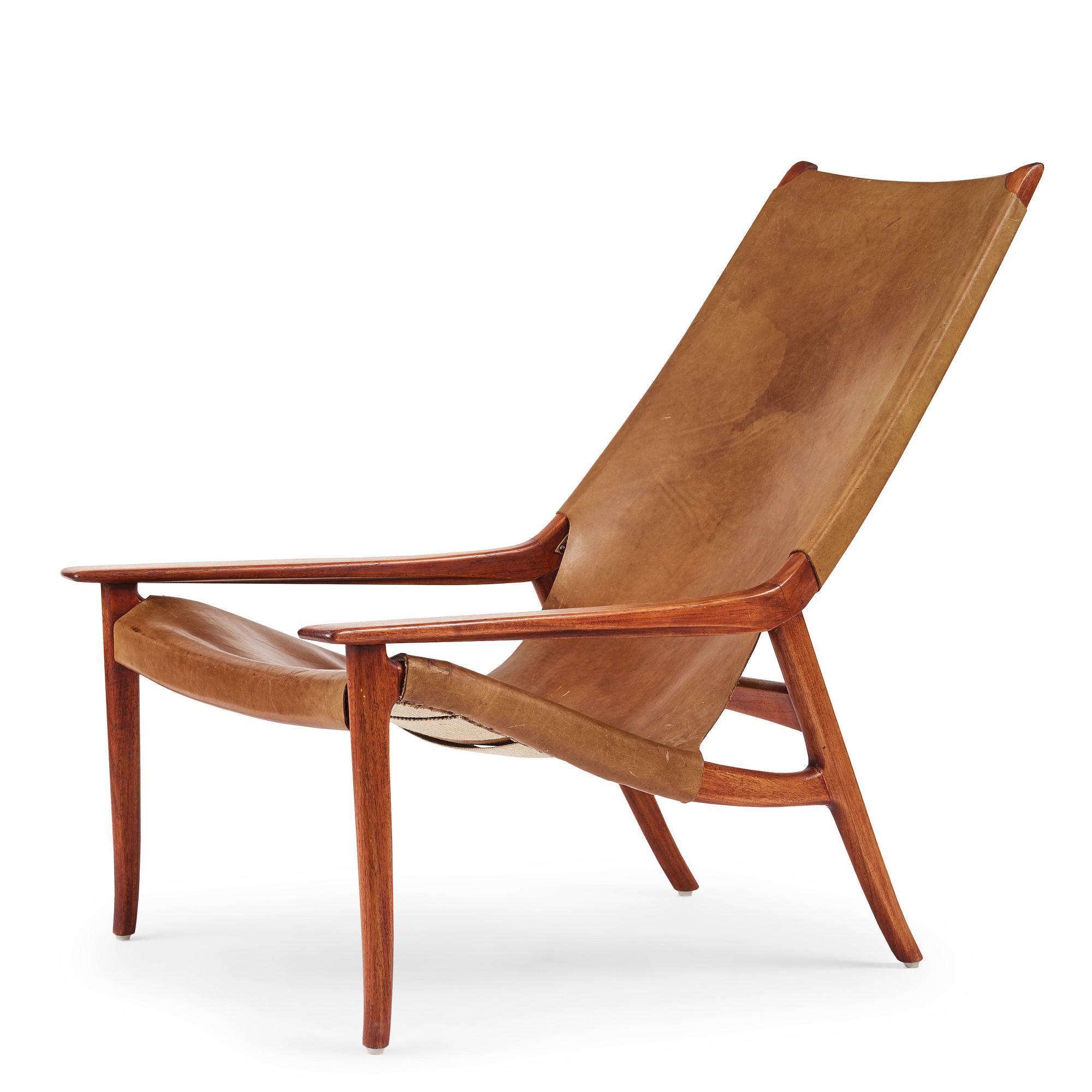 Lars Hjelle or Hartmut  Lohmeyer, an easy chair for A/S Eidsfjord Møbelfabrik or Gemla, 1950's.
