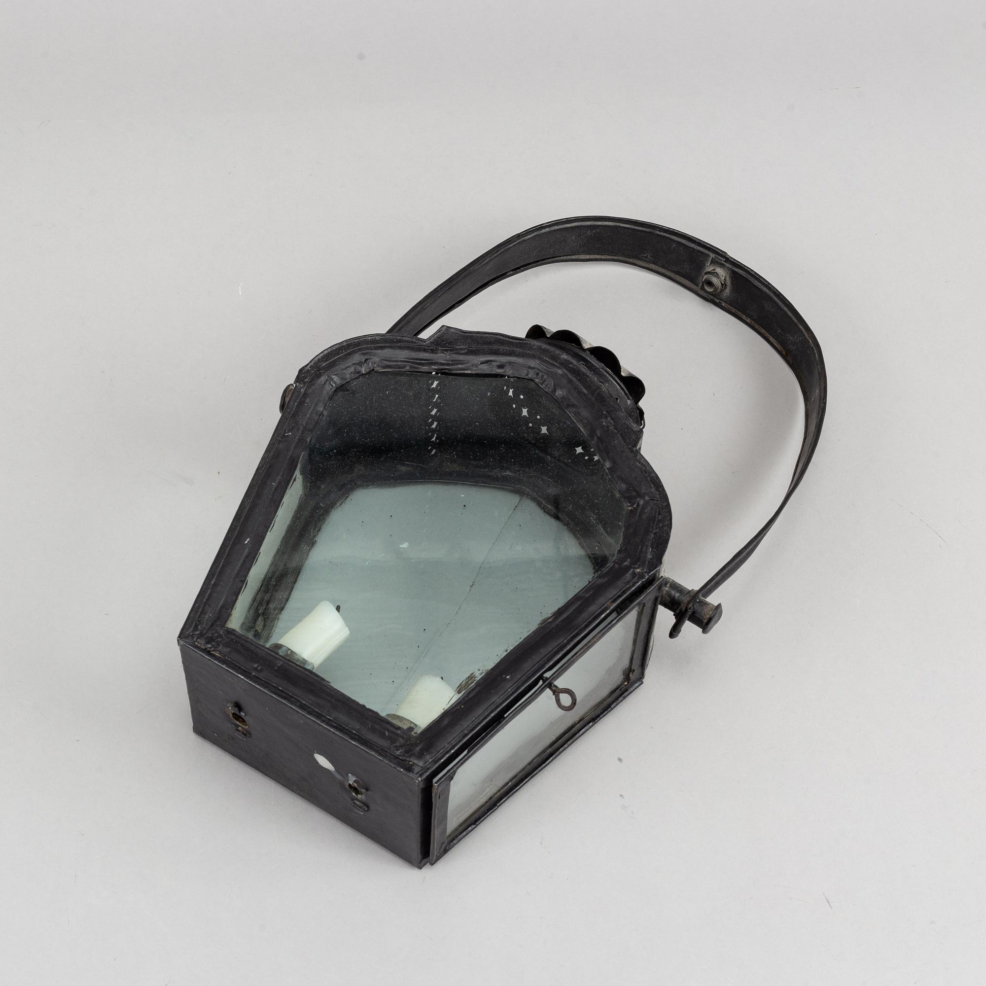 Lyktor, 2 st, troligtvis Danmark, omkring år 1900.