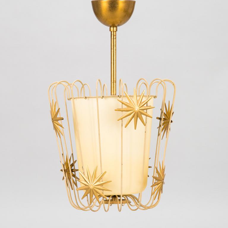 A 1940s pendant lamp, Swedish Modern.