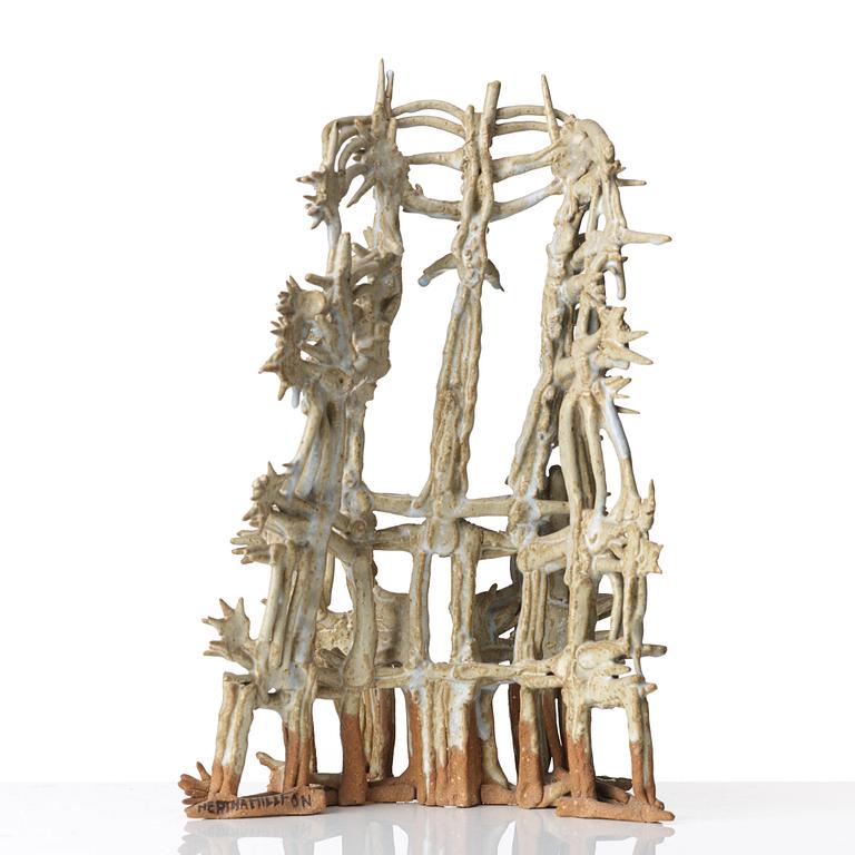Hertha Hillfon, skulptur, egen ateljé, ca 1960.