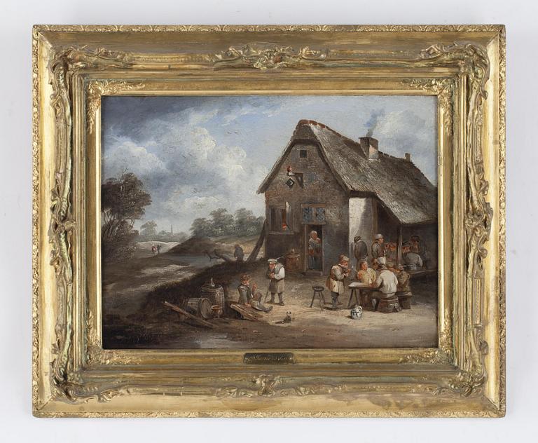 DAVID TENIERS D.Y, hans art, olja på duk, ej signerad, 1800-tal.
