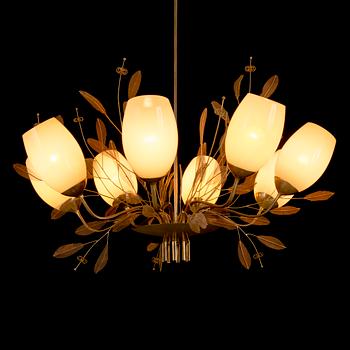 A mid-20th century '9029/8' chandelier for Taito, Finland.