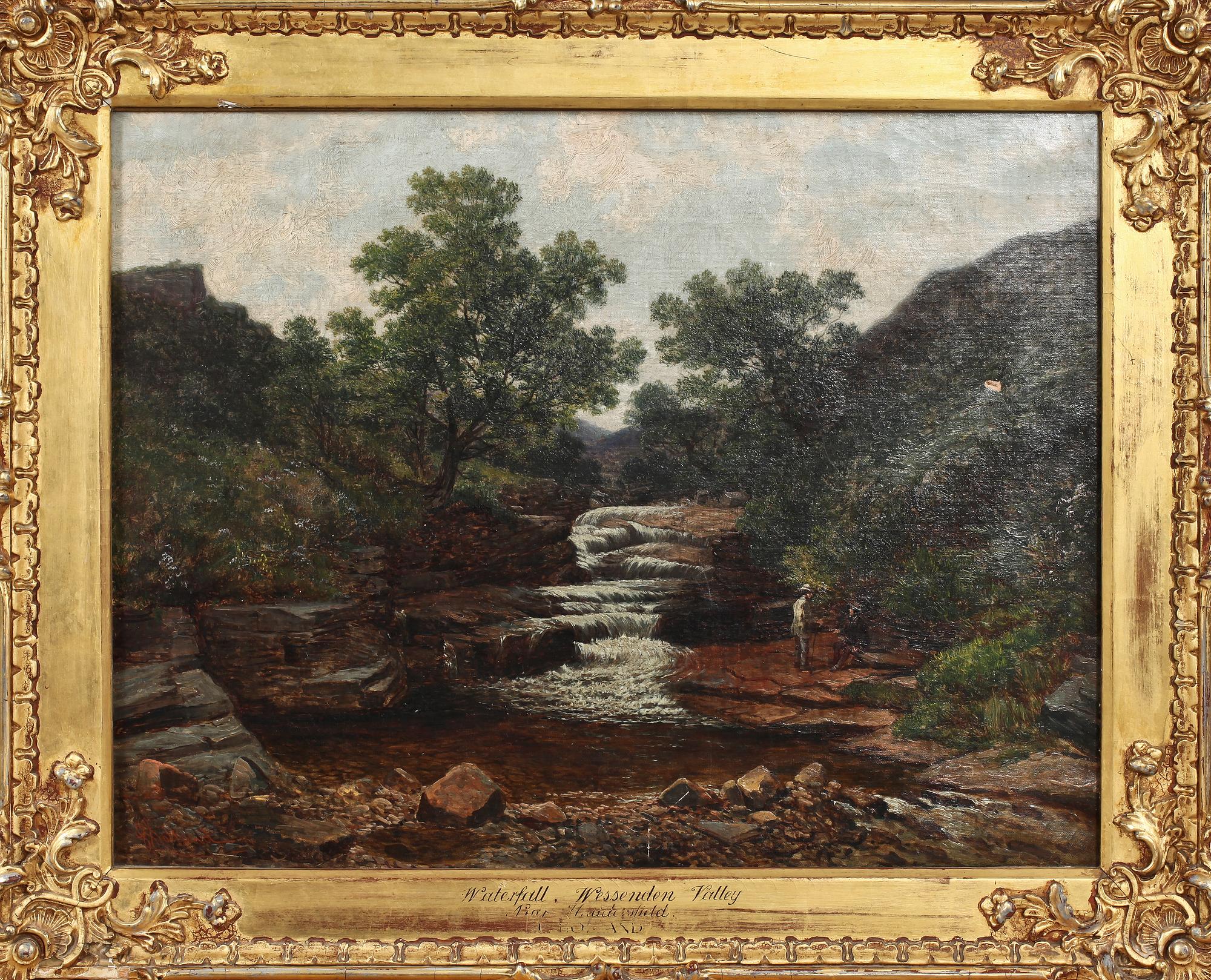 OKÄND KONSTNÄR, sign Holland, olja på duk, 1800-tal.