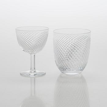 Kaj Franck, Twelve 'Virve' drinking glasses for Nuutajärvi Notsjö.