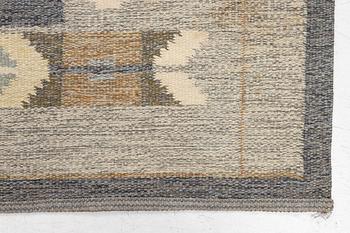 Ingegerd Silow, rug, flat weave, signed IS, approx. 200 x 134 cm.
