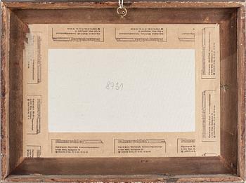 OKÄND KONSTNÄR, akvarell, ej signerad.