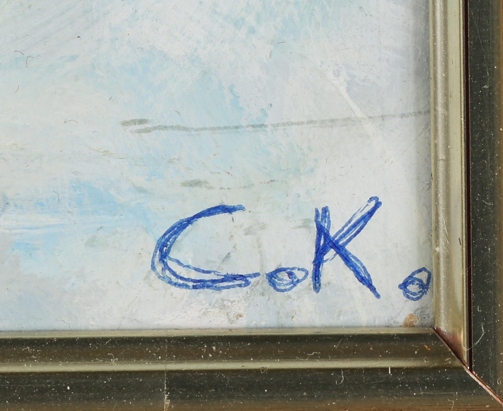 CARL KÖHLER, oljemålning, monogramsignerad.
