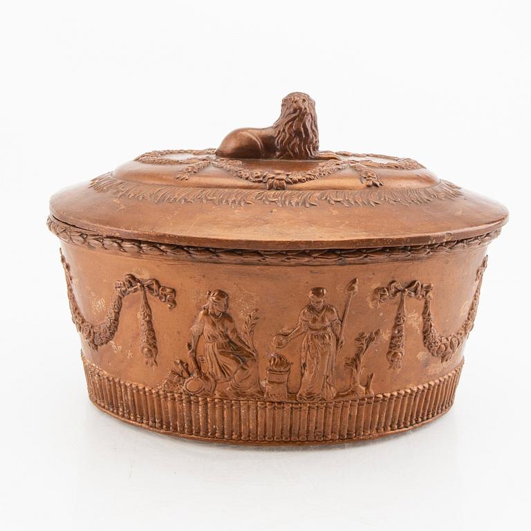 A Gustavian tureen later part of the 18th century  by  Eric johan Fahlström.