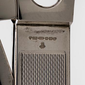 Sikarikotelo ja sikarileikkuri, sterlinghopeaa, Carrs, Sheffield 2005, ja Birmingham vuonna 2000.