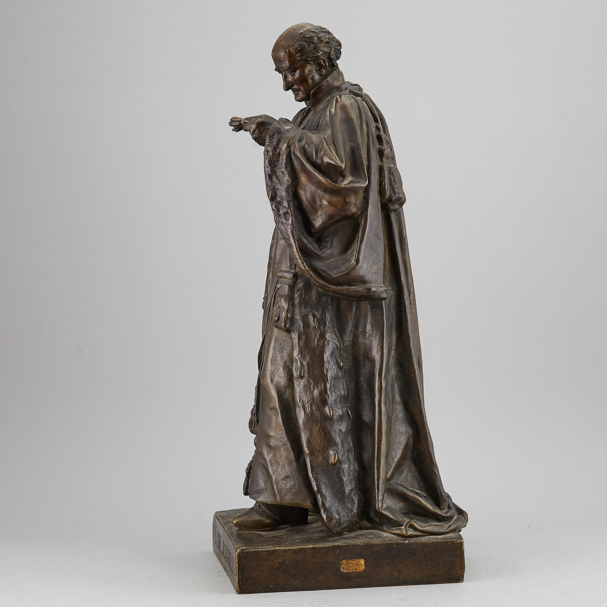 JEAN-FRANÇOIS LEGENDRE-HÉRAL, attributed to, sculpture, bronze, signed and dated 1843.