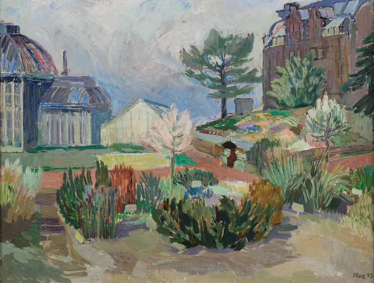 Tove Jansson, Helsingin kasvitieteellinen puutarha.