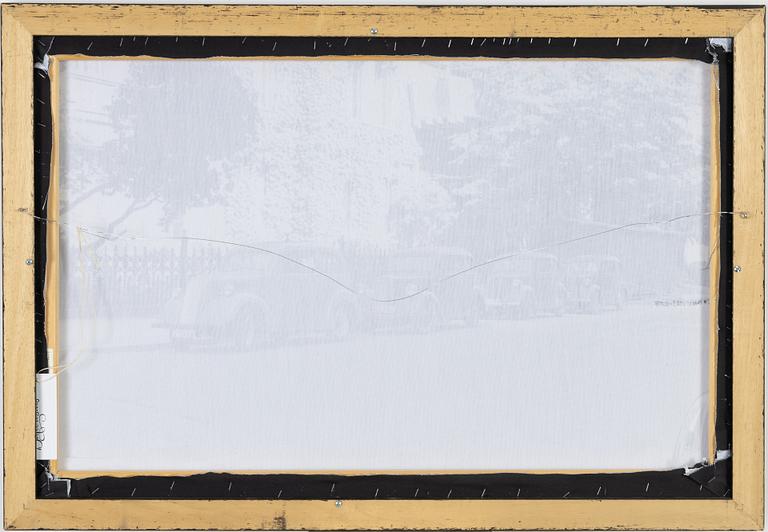 Carl Johan De Geer,  photo sublimation signed and dated 1959-2007. Numbered 1/3.