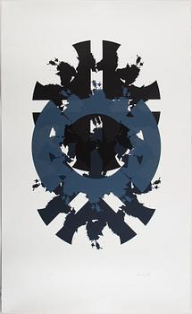 Raul Meel, silkscreen in colours, 1989, signed 3/50.