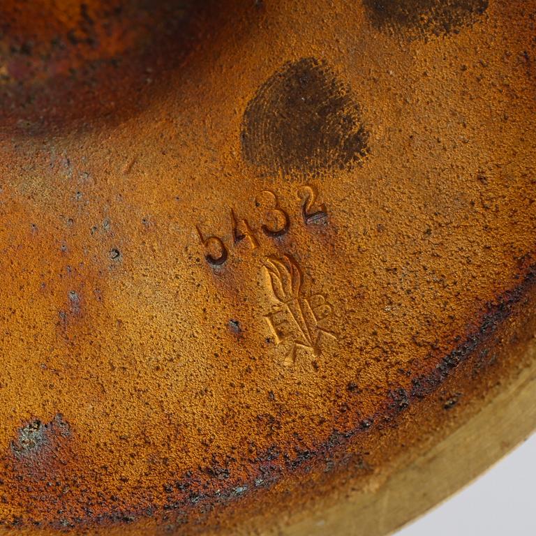 BORDSLAMPA, mässing, EB, 1900-talets mitt.