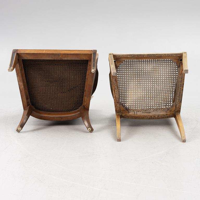 Carl Malmsten, a five piece furniture group, Nordiska Kompaniet, late 1920s.