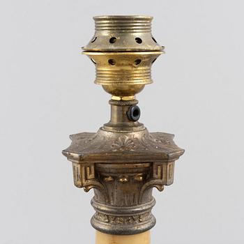 An Empire style table lamp, first half of the 20th century.