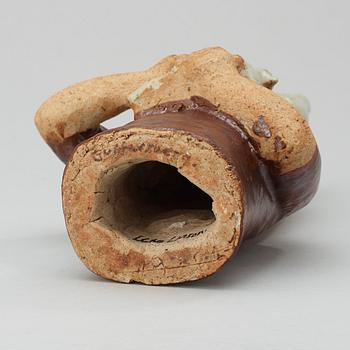 A unique Lisa Larson stoneware sculpture, Gustavsberg Studio 1970's.