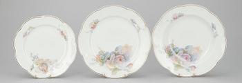 SERVIS, 26 delar, porslin, Arabia Diamant, 1920-talets slut.