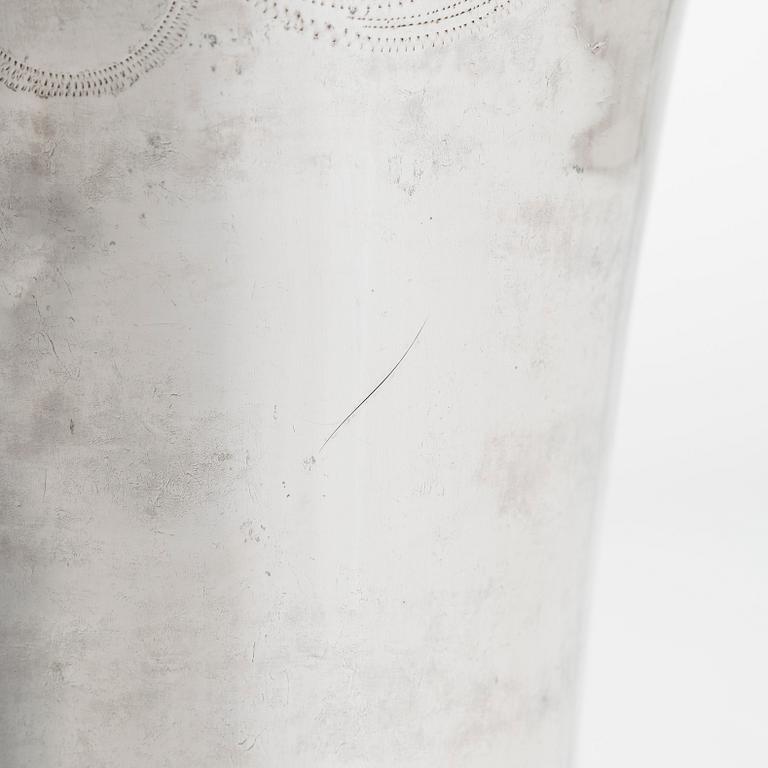 J. Henrik Frodell, a Swedish silver wedding-beaker, Stockholm 1799.