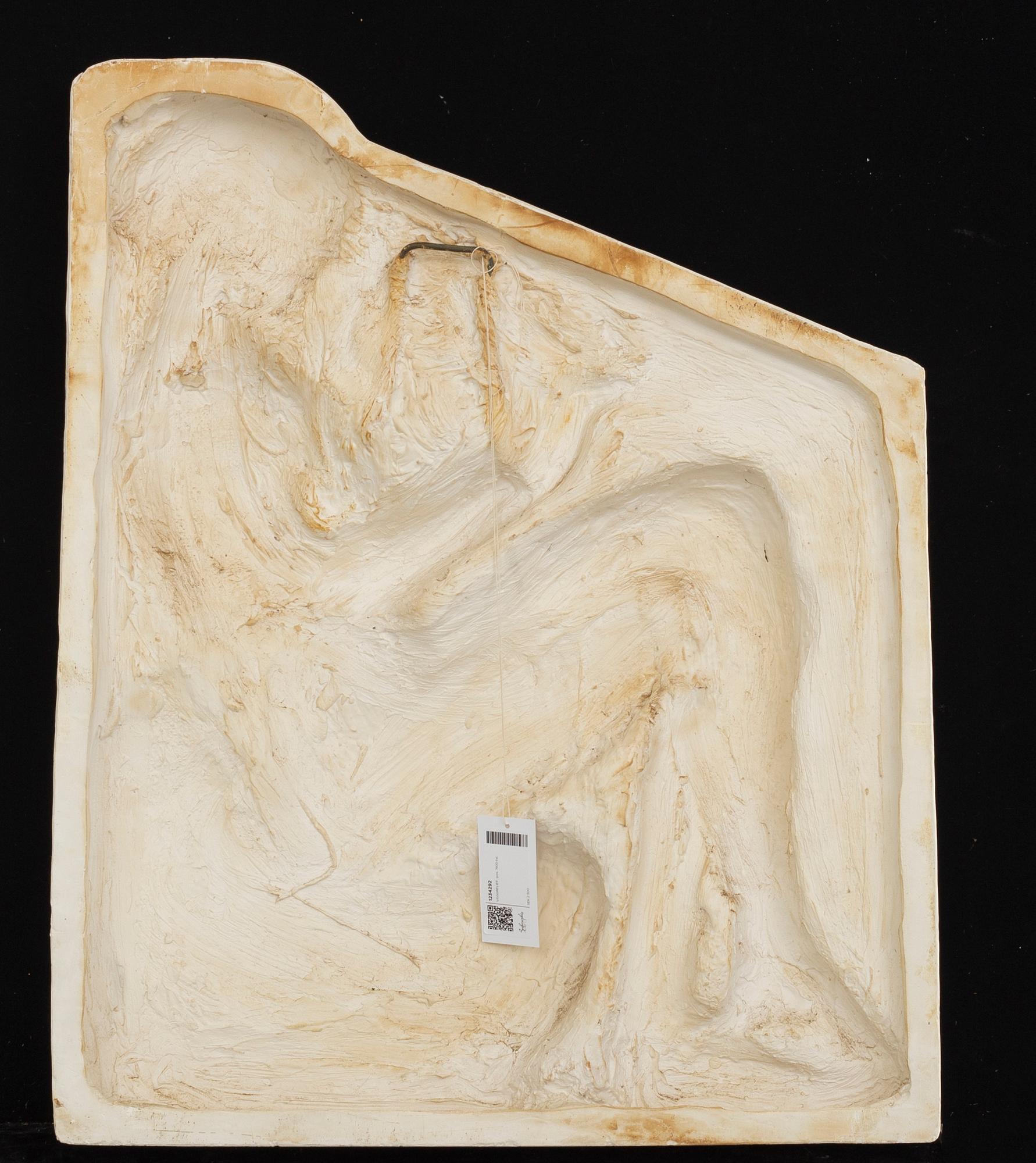 VÄGGRELIEF, gips, 1900-tal.