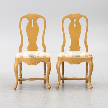 A pair of Rococo chairs, second half of the 18th century.