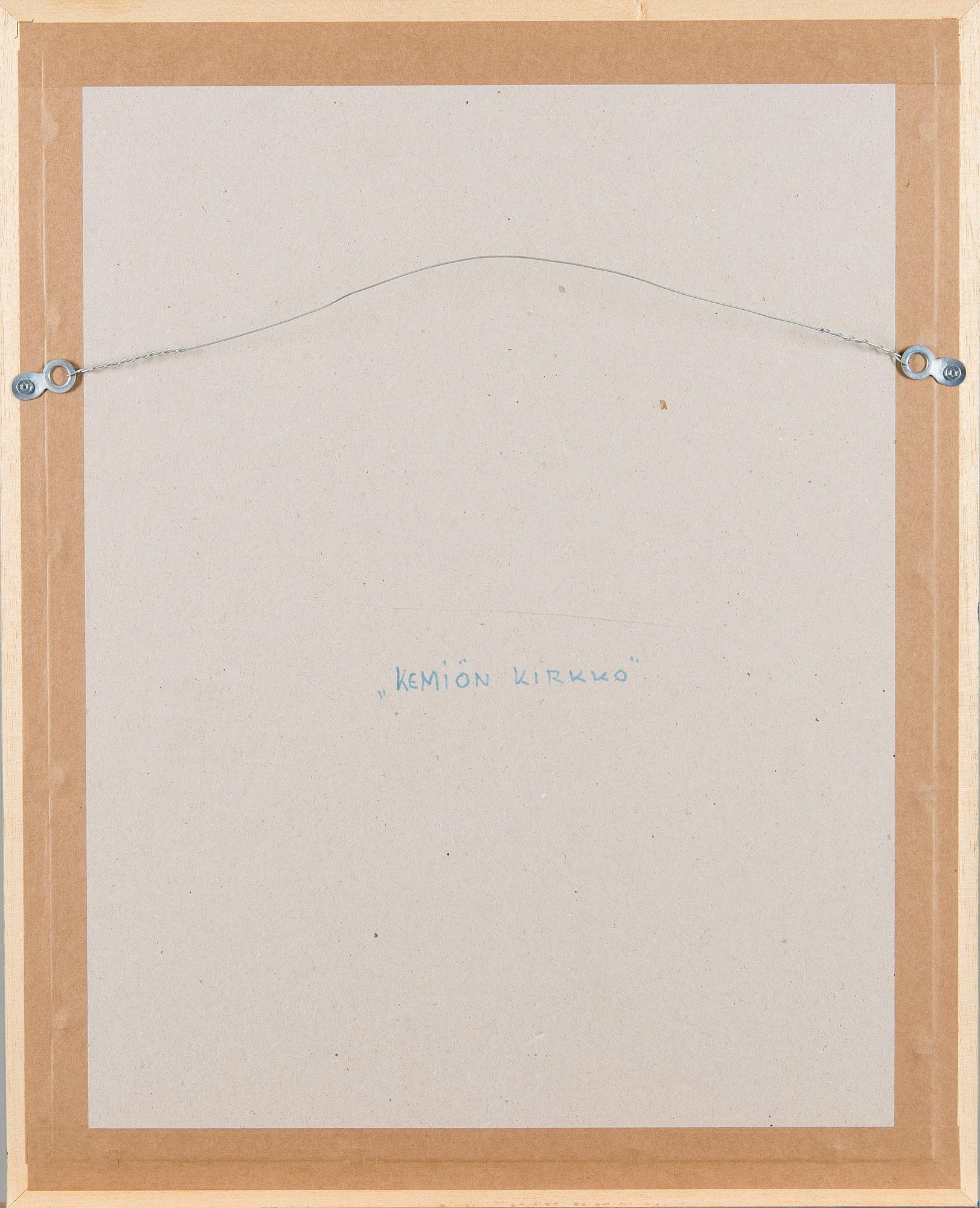 CASPER WREDE, watercolour, signed and dated 1928.