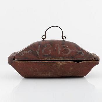 A Swedish provincial box, 18th/19th Century.