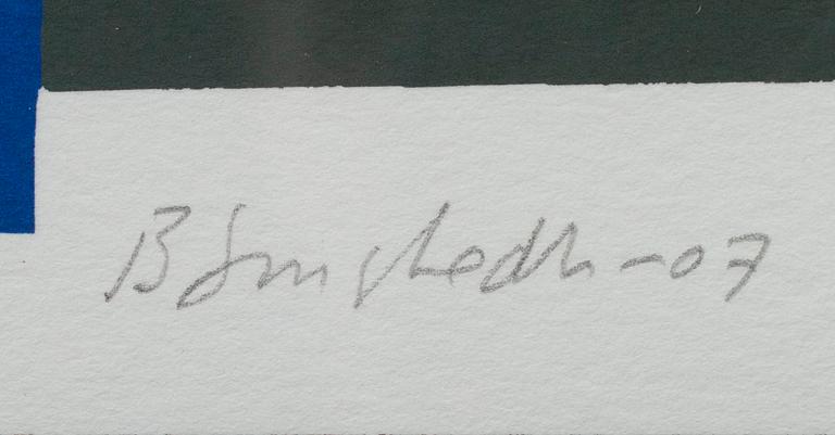 JUHANA BLOMSTEDT, serigrafi, sign. och dat. -07.