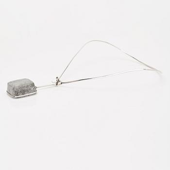 Vivianna Torun Bülow-Hübe, a silver necklace with pendant, executed in her own workshop.