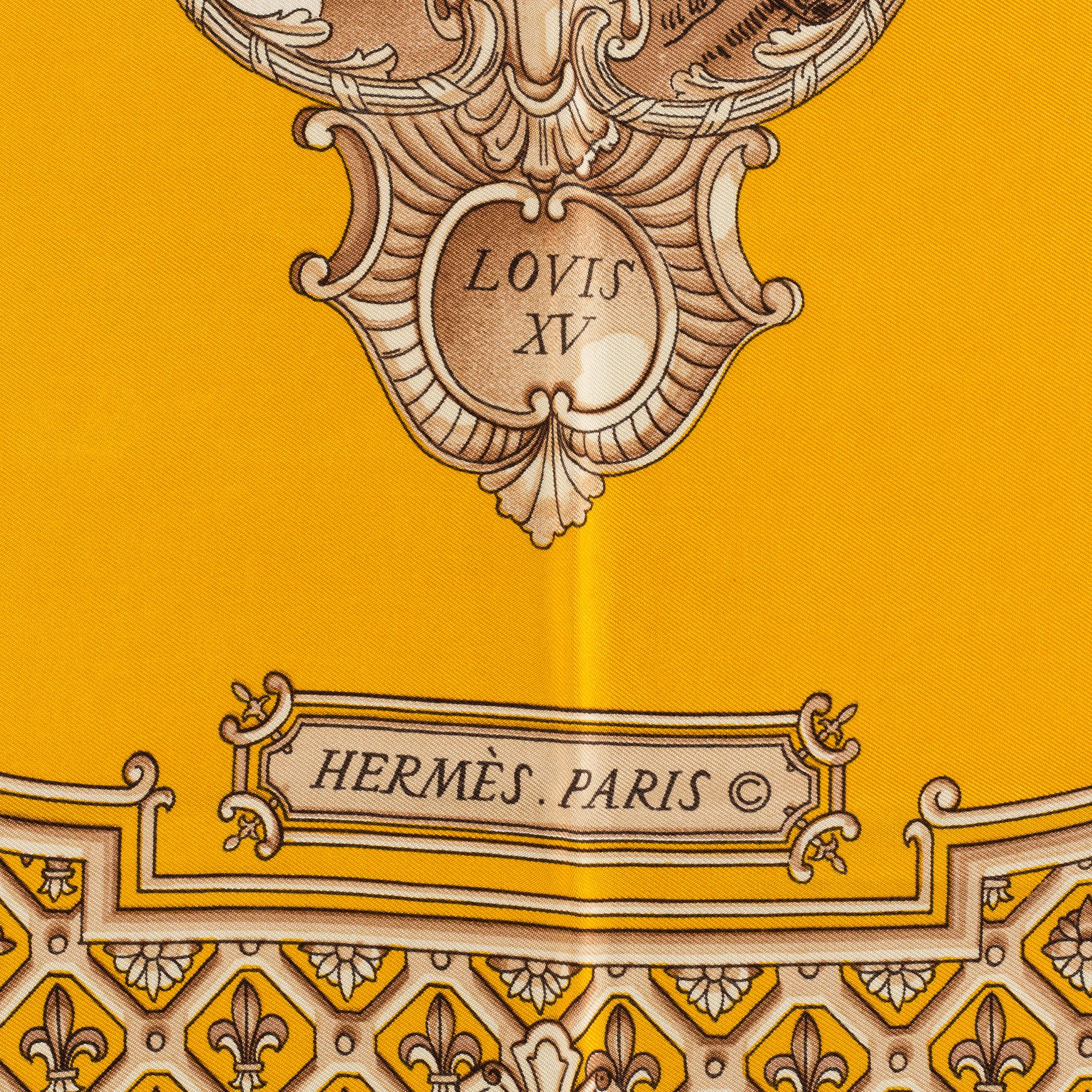 SCARF, Hermès, "Louis XV", issued 1971.