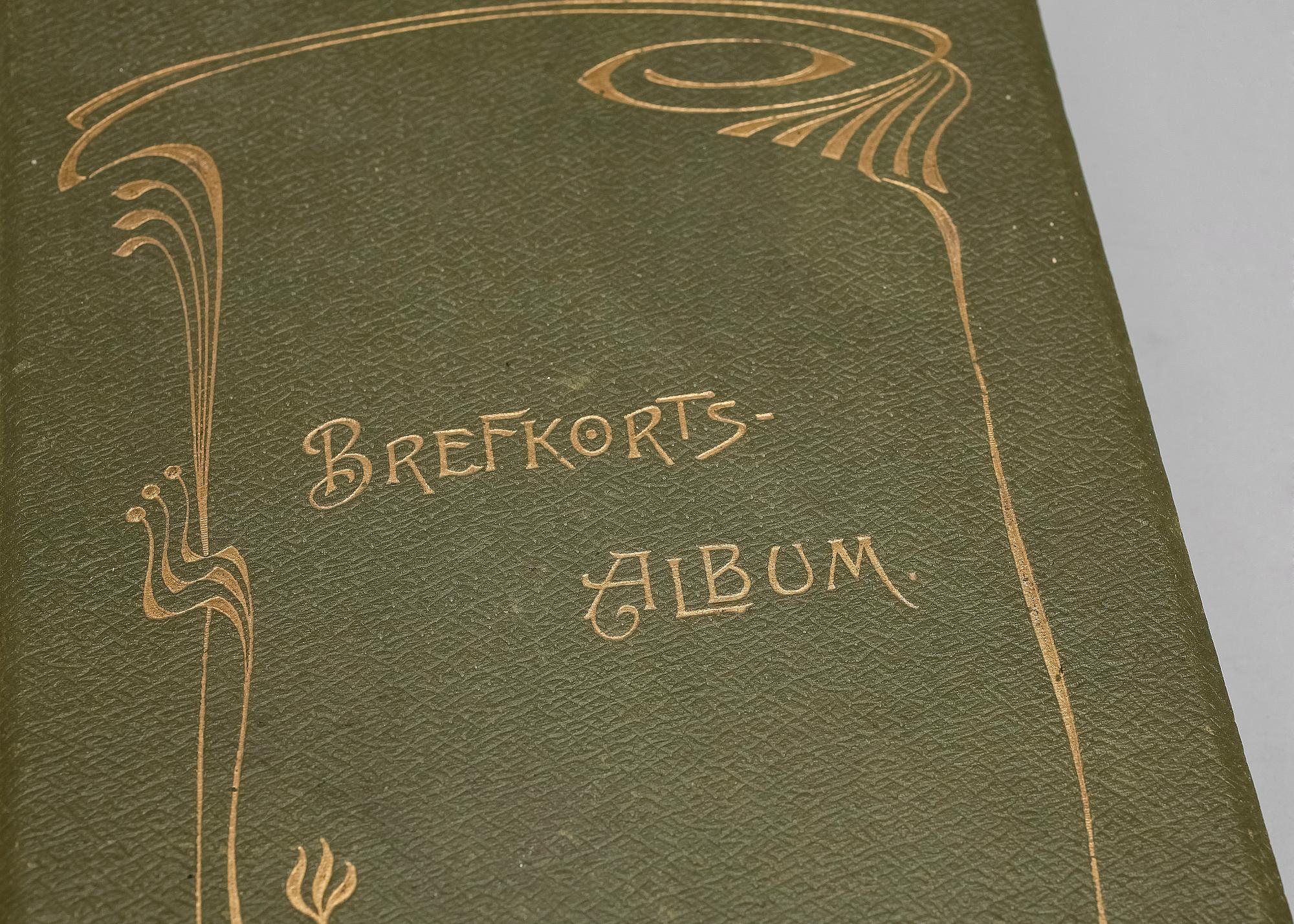 VYKORTSALBUM, mestadels bilder från omkring 1900.