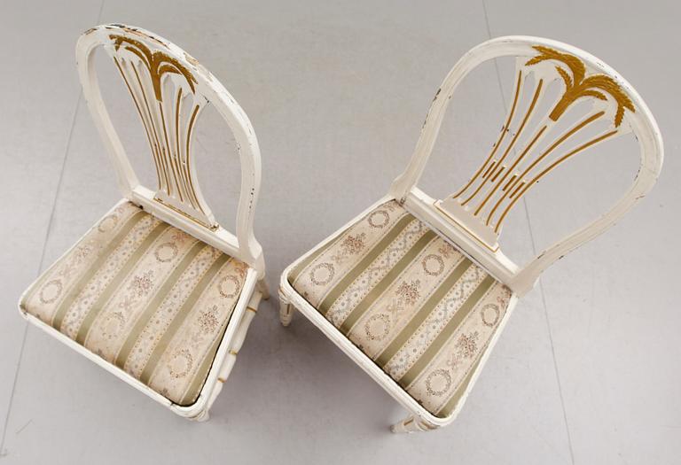 STOLAR, 1 par, gustavianska, 1700-tal.