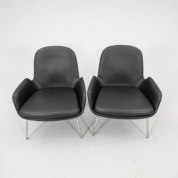 Simon Legald, armchairs, a pair, 'Era Lounge Chair Low', Normann Copenhagen, designed in 2014.