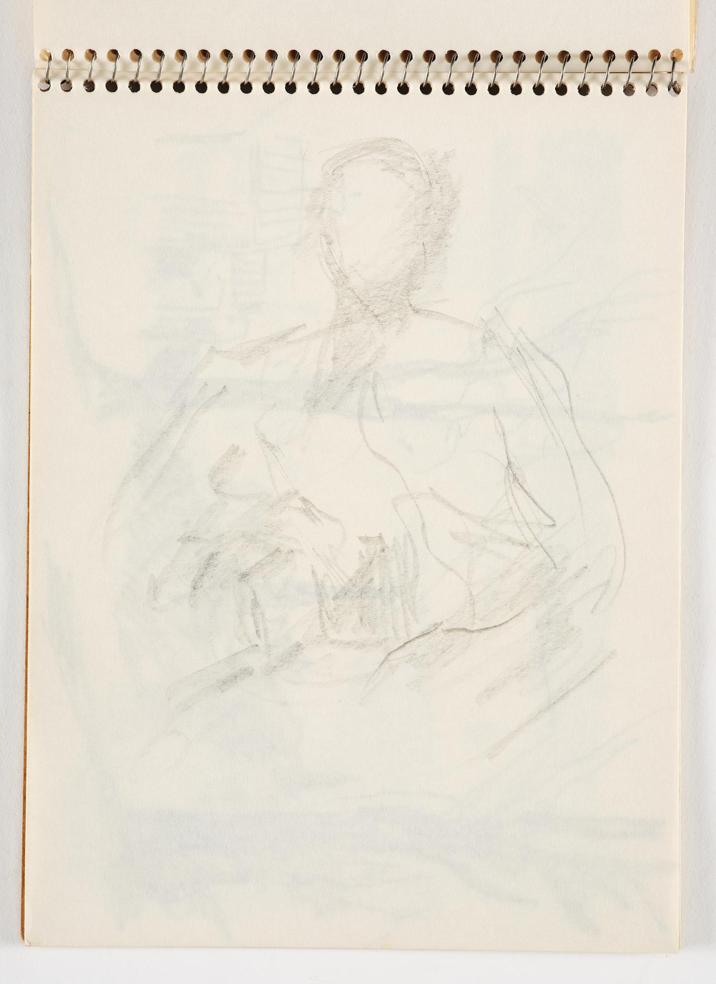 Lotte Laserstein, 4 skissböcker med blyertsteckningar.