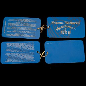 KENGÄT, slingbacks peeptoella, Vivenne Westwood Anglomania + melissa.